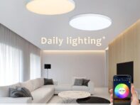 MARPOU RGB Smart Ceiling light With App Voice Control Alexa/Google Remote Control 220V 30W 48W Smart lamp led lights for room 220V