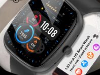 LIGE Новые Смарт-часы Bluetooth с вызовом Full Touch Водонепроницаемый Смарт-браслет Мониторинг здоровья Спорт Фитнес Смарт-часы Silicone strap чёрный
