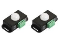 DC 12V 24V 6A PIR Датчик движения Автоматический переключатель для светодиодной ленты (Черный #С