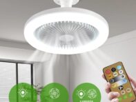 Потолочные вентиляторы с дистанционным управлением и подсветкой