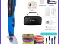 1 комплект DIY ручка 3d ручка для печати для детей креативные развивающие игрушки 3D ручки с чехлом для детей подарок на Рождество и день рождения красный
