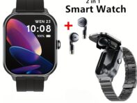 TWS 2 в 1 умные часы наушники Bluetooth гарнитура звонки часы для мужчин мониторинг здоровья NFC женские спортивные наручные часы с наушниками