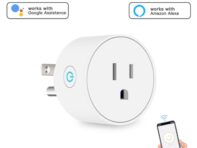 Wi-Fi Smart Plug Socket Беспроводное интеллектуальное приложение Поддержка привязки сцен Управление голосовым помощником Alexa United States