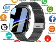 2024 SmartWatch Android Phone Цветной экран Полный сенсорный пользовательский циферблат Смарт-часы для женщин Bluetooth-звонок Смарт-часы для мужчин