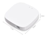Zigbee 3.0 Gateway Hub Беспроводной мост для умного дома Поддержка SmartLife Tuya Приложение Дистанционное управление Wi-Fi белый