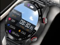 2023 HW20 Смарт-часы ЭКГ + PPG Бизнес Bluetooth-вызов Мониторинг сердечного ритма артериального давления Смарт-часы с напоминанием о спортивных сообщениях belt чёрный