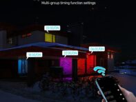 1-12 шт. светодиодная лампа RGB с регулируемой яркостью
