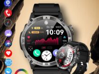 SACOSDING SACOSDING Смарт-часы Amoled экран Bluetooth звонок мужчины спорт на открытом воздухе высота давление GPS движение позиционирование компас умные часы
