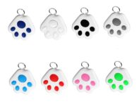 Portable Mini Cat Dog Pet For Pet Mobile Key Finder Tools Tracking Locator Bluetooth 5.0 Hidden GPS Anti-lost Tracking Device чёрный