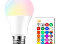 3W 5W 10W светодиодные лампы RGB Красочные лампы RGB с дистанционным управлением