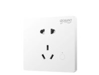 Xiaomi Gosund Smart Wi-Fi настенная розетка CO1-M 2500 Вт MAX однокнопочная антисенсорная розетка голосовое управление пульт дистанционного управления таймер белый