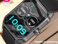 LIGE Смарт-часы для мужчин Bluetooth Call Sport Fitness Track водонепроницаемые смарт-часы silicone strap чёрный