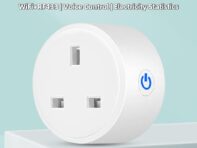 Мощное голосовое управление 16A UK Plug Smart Life WiFi розетка монитор энергии для школы