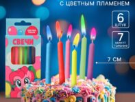 Набор свечей в торт 6 штук
