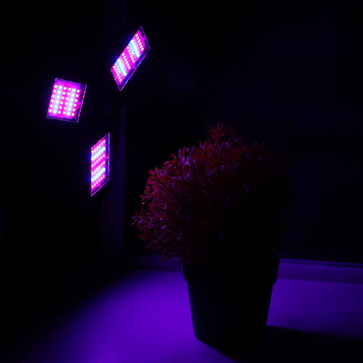 Фитолампа светодиодная, е27, 22 вт, 108 led, 265 в, складная, биколорная