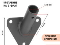Флагшток – кронштейн