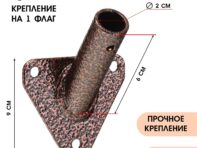 Флагшток – кронштейн