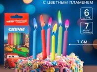 Набор свечей в торт 6 штук