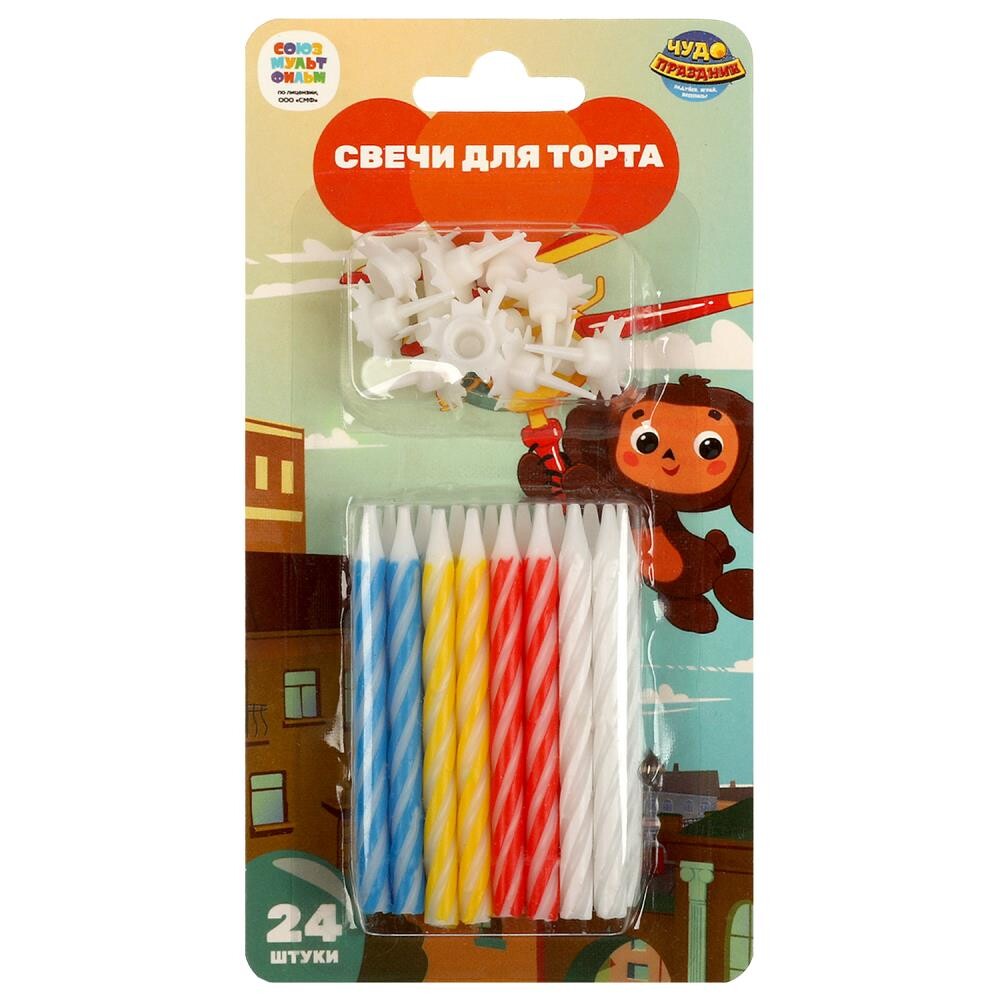 Товары для праздника - свечи Чебурашка