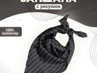 Бандана черная с рисунком