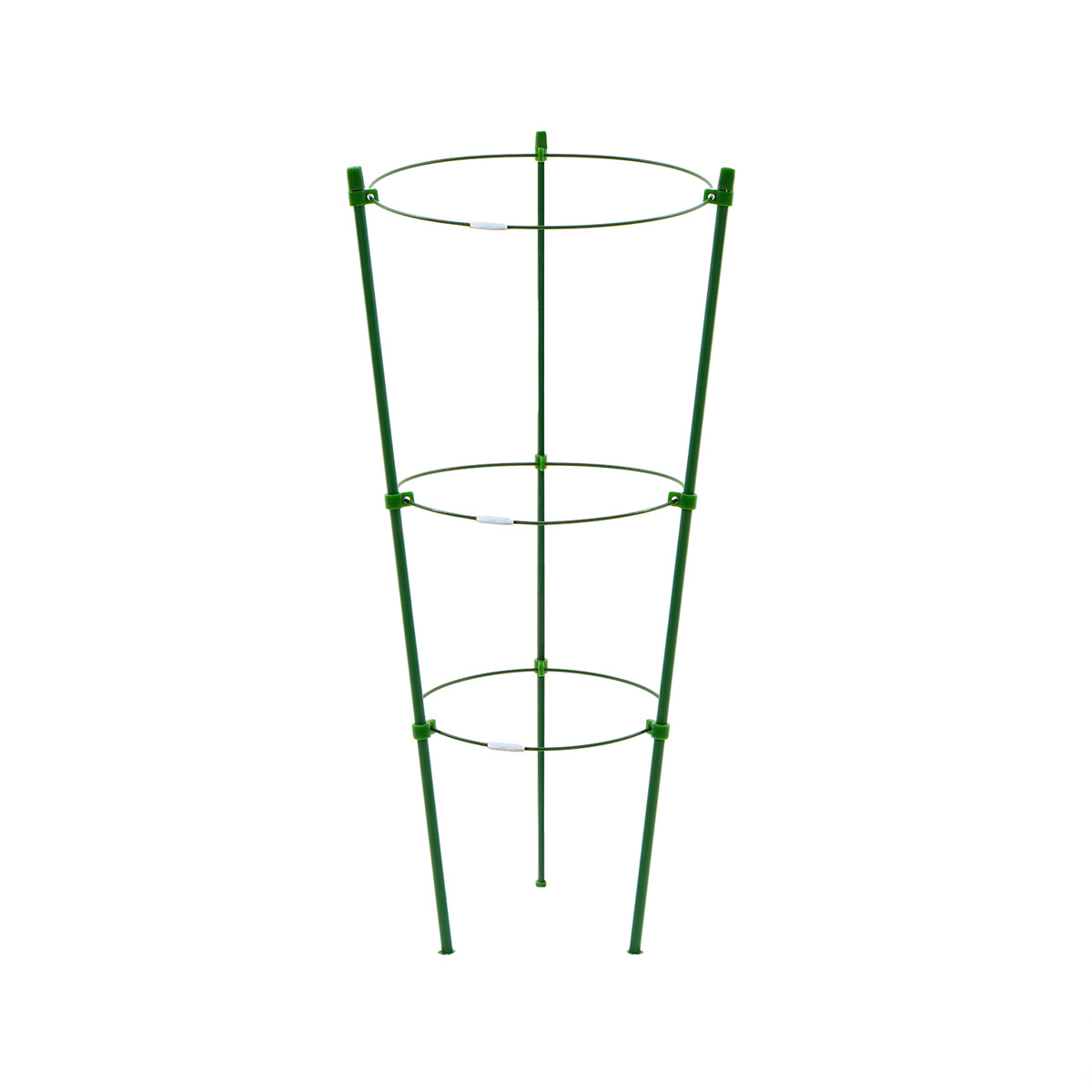 Кустодержатель, d = 15–17–19 см, h = 44 см, 3 кольца, металл, зеленый, greengo